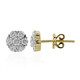 Pendientes en oro con Diamante IF (D) (Annette)