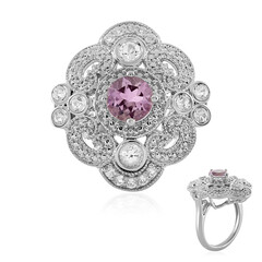 Anillo en plata con Amatista Rosa de Francia