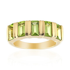 Anillo en plata con Peridoto