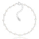 Brazalete en plata con Perla blanca Freshwater