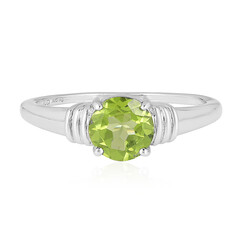 Anillo en plata con Peridoto