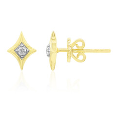 Pendientes en oro con Diamante SI2 (G) 