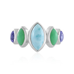 Anillo en plata con Larimar (KM by Juwelo)