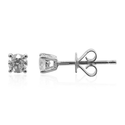 Pendientes en oro con Diamante I1 (H)  (CIRARI)