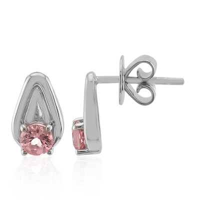 Pendientes en plata con Turmalina rosa de Brasil (Pallanova)