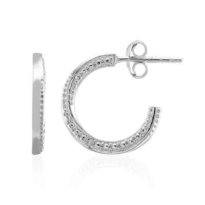 Pendientes en plata con Diamante I3 (I)