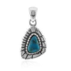 Colgante en plata con Turquesa azul del Mohave Kingman (Art of Nature)