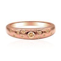 Anillo en oro con Diamante rosa de Francia de Argyle SI1