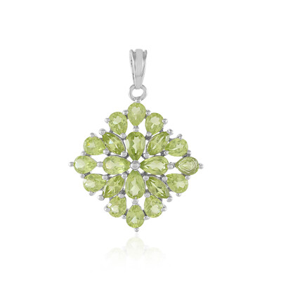 Colgante en plata con Peridoto