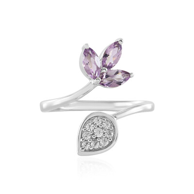 Anillo en plata con Amatista Rosa de Francia