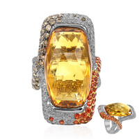 Anillo en oro con Citrino (Estée Collection)