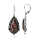 Pendientes en plata con Jaspe leopardo (Desert Chic)