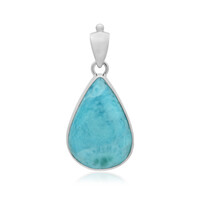 Colgante en plata con Larimar