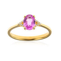 Anillo en oro con Zafiro rosado (CIRARI)