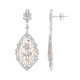 Pendientes en plata con Diamante I3 (I)