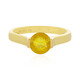 Anillo en plata con Zafiro amarillo de Madagascar