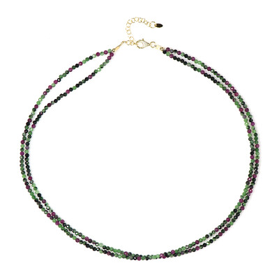 Collar en plata con Rubí Zoisite