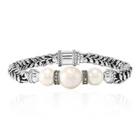 Brazalete en plata con Perla Freshwater (Nan Collection)