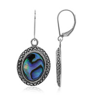 Pendientes en plata con Concha de Abalone (Art of Nature)