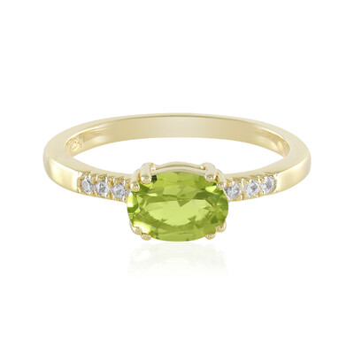 Anillo en plata con Peridoto