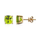 Pendientes en oro con Peridoto de Dashihe (CIRARI)