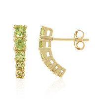 Pendientes en plata con Peridoto de Birmania