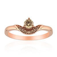 Anillo en oro con Diamante rosa de Francia de Argyle VS1