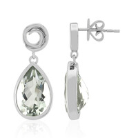 Pendientes en plata con Amatista verde (Pallanova)