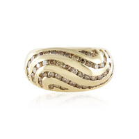 Anillo en oro con Diamante I3 champán (de Melo)