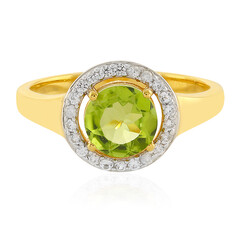 Anillo en plata con Peridoto