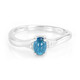 Anillo en plata con Apatita azul rey