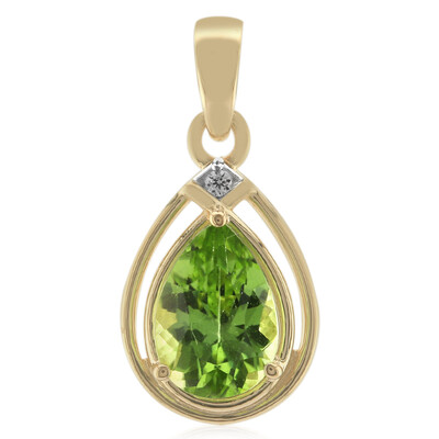 Colgante en oro con Peridoto de Wagogo