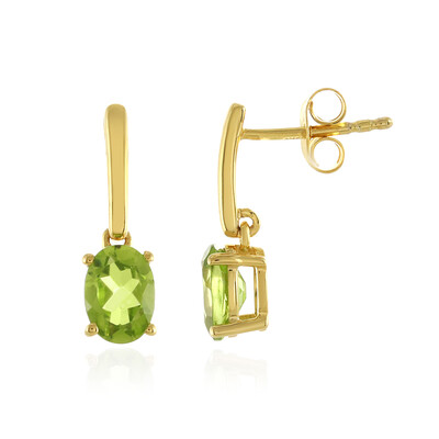 Pendientes en plata con Peridoto