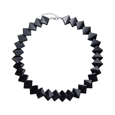 Collar en plata con Ónix negro