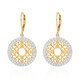 Pendientes en plata con Diamante PK (H)