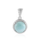 Colgante en plata con Larimar