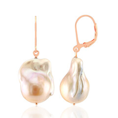 Pendientes en plata con Perla Ming (TPC)