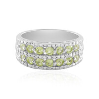 Anillo en plata con Peridoto