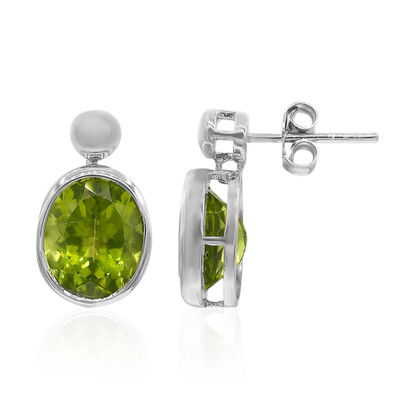 Pendientes en plata con Peridoto