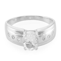 Anillo de hombre en plata con Petalita