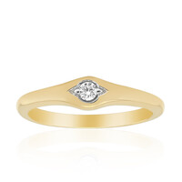 Anillo en oro con Diamante IF (D)