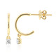 Pendientes en oro con Diamante SI1 (G) (Annette)