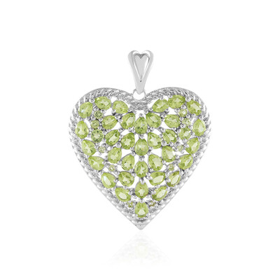 Colgante en plata con Peridoto