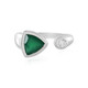 Anillo en plata con Ónix verde