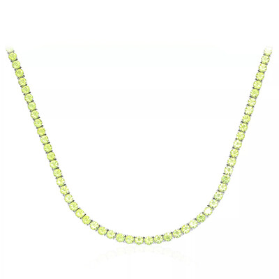 Collar en plata con Peridoto