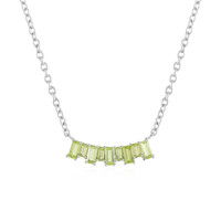 Collar en plata con Peridoto