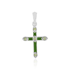 Colgante en plata con Peridoto