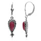 Pendientes en plata con Rodonita (Desert Chic)