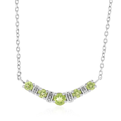 Collar en plata con Peridoto de Manchú