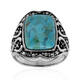 Anillo en plata con Turquesa azul del Mohave Kingman (Art of Nature)